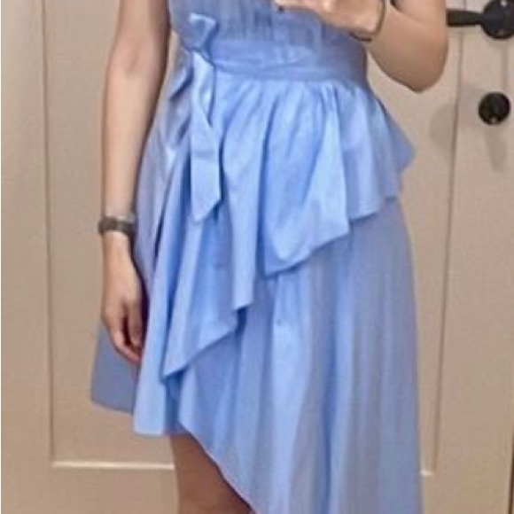 Maeve Asymmetrical sleeveless shirt dress- Anthropogie - Picture 2 of 2